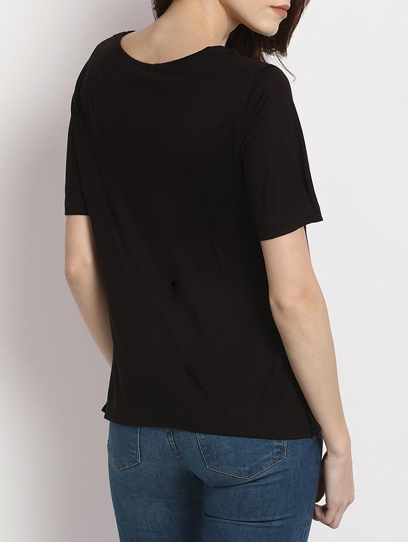 tie knot hem embroidered top - 15044345 - Zoom Image - 3