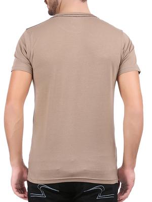 brown front print t-shirt - 15046236 - Standard Image - 3