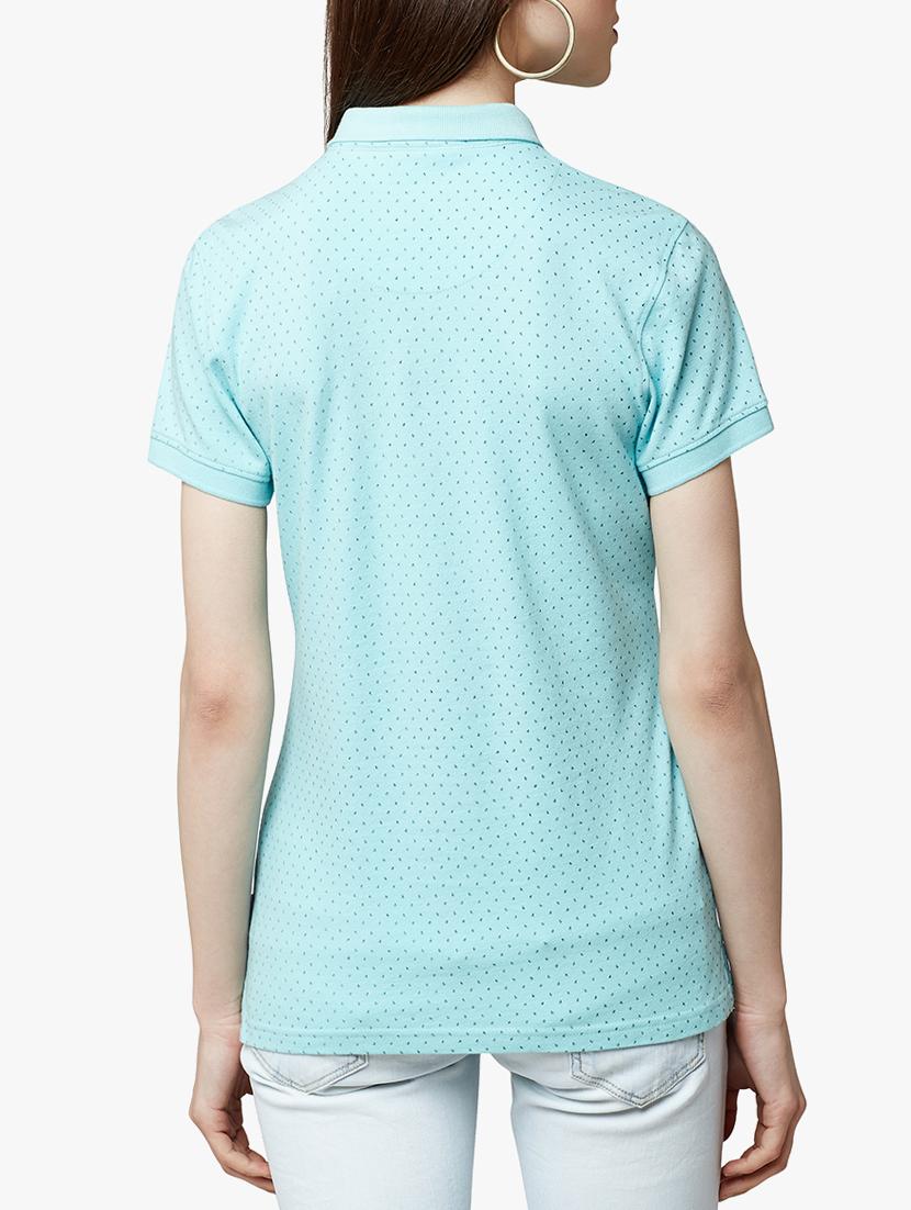 light blue printed tee - 15047231 - Zoom Image - 3