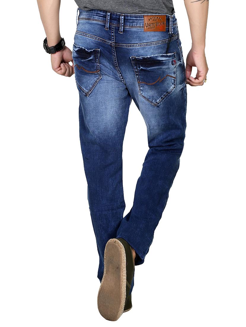 blue denim heavy washed jeans - 15049363 - Zoom Image - 3