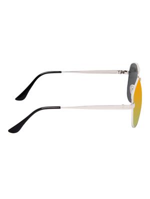 Cardon Yellow Aviator Mirrored & UV Protected Sunglass - 15053929 - Standard Image - 3