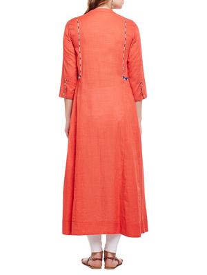 a-line embroidered kurta - 15056048 - Standard Image - 3