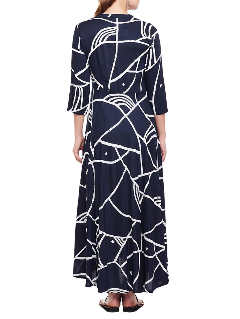 high low printed kurta - 15056071 - Zoom Image - 3