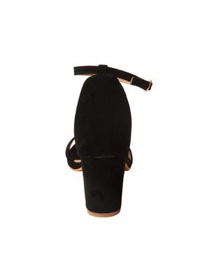 black ankle strap sandal - 15056190 - Standard Image - 3