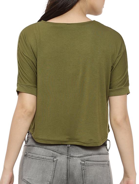 raglan sleeves quirky print tee - 15060700 - Zoom Image - 3