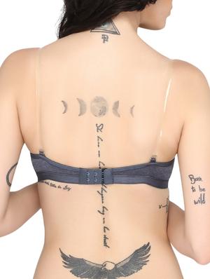 bow patch detachable strapped bra - 15061429 - Standard Image - 3