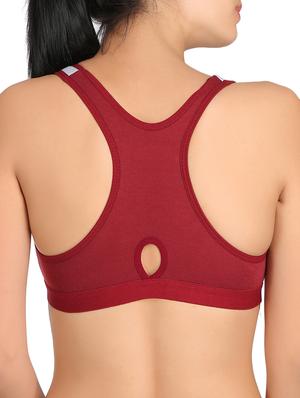 color block sports bra - 15061689 - Standard Image - 3