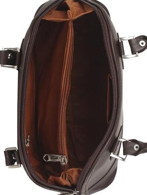 black leatherette regular handbag - 15066617 - Standard Image - 3