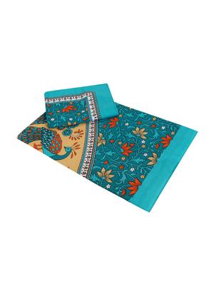 Cotton Jaipuri Traditional Double Bedsheet With 2 Pillow Covers - 15067339 - Standard Image - 3