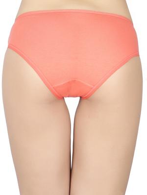 orange solid cotton hipster panty - 15069984 - Standard Image - 3