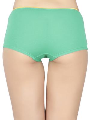 low rise solid boy shorts - 15069993 - Standard Image - 3