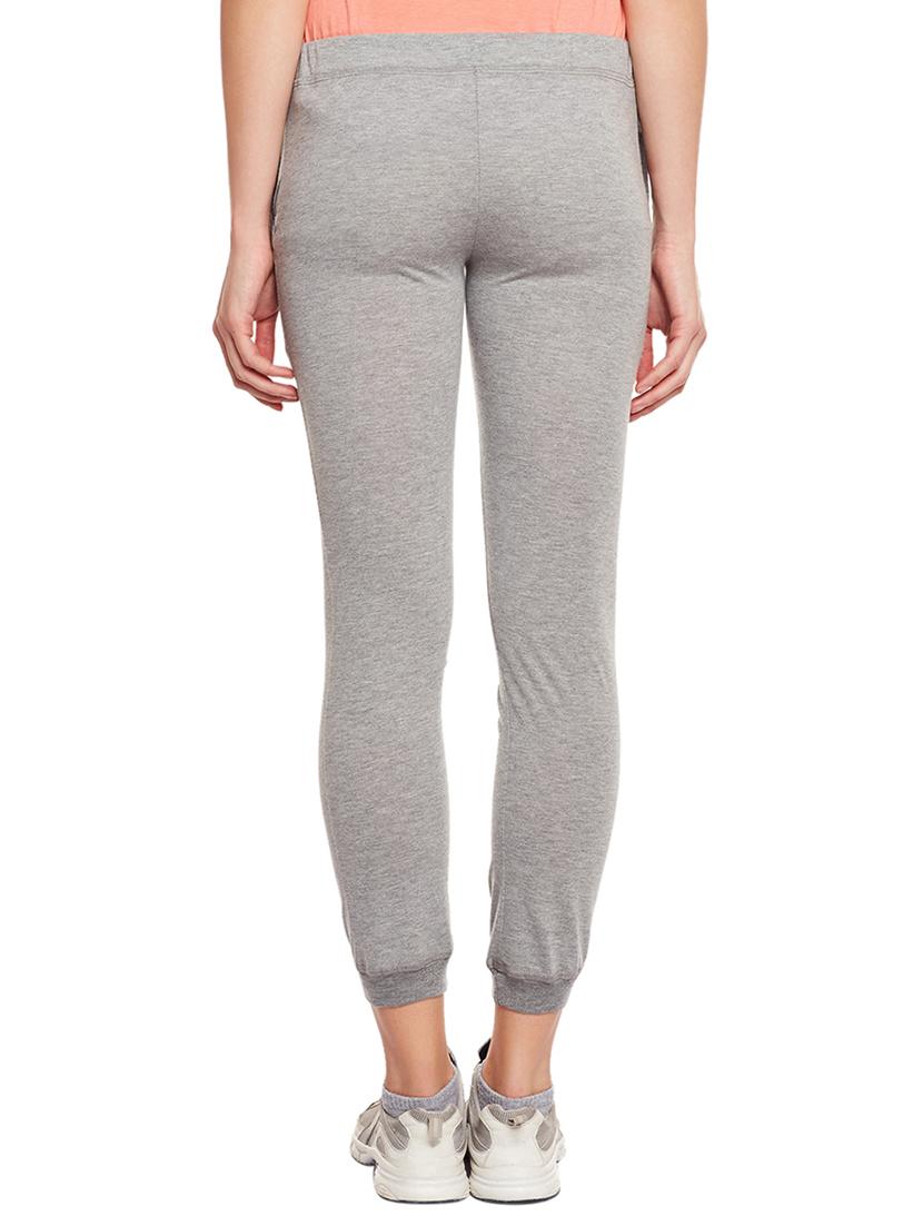 grey cotton track pant - 15076032 - Zoom Image - 3