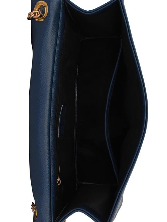 blue leatherette regular sling bag - 15078899 - Zoom Image - 3