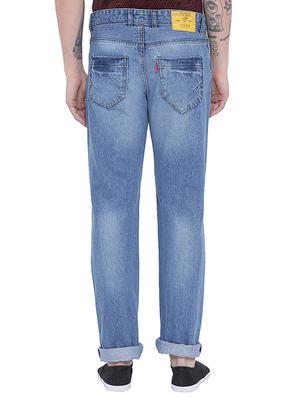 light blue denim washed jeans - 15080087 - Standard Image - 3