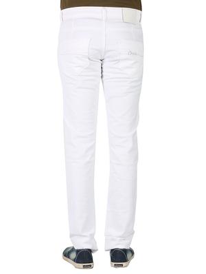 white denim plain jeans - 15080455 - Standard Image - 3