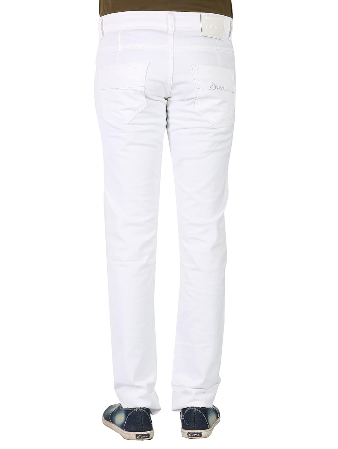 white denim plain jeans - 15080455 - Zoom Image - 3