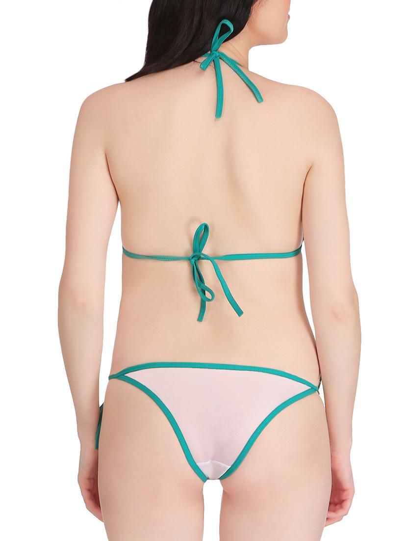 white solid net bikini set - 15080950 - Zoom Image - 3