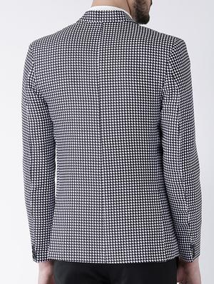 black polyester casual blazer - 15084379 - Standard Image - 3