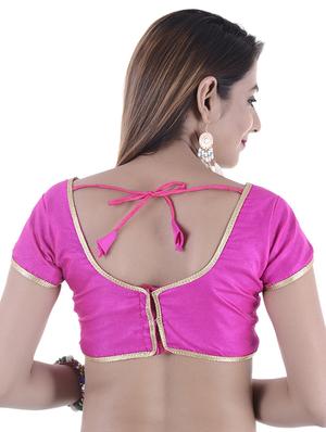 pink silk embroidered blouse - 15084763 - Standard Image - 3