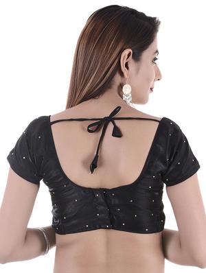 black silk embroidered blouse - 15084772 - Standard Image - 3