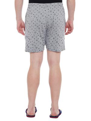 grey cotton blend shorts - 15085519 - Standard Image - 3