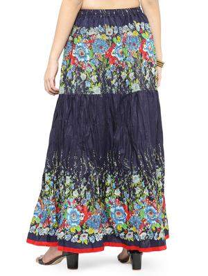 printed tiered skirt - 15090939 - Standard Image - 3