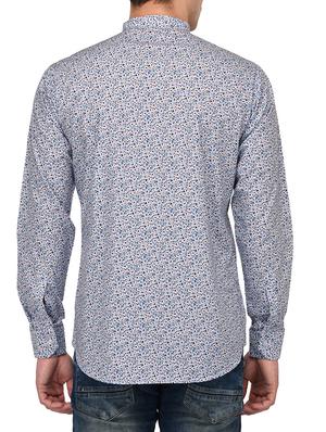blue cotton short kurta - 15091802 - Standard Image - 3