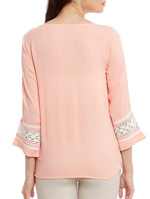 pink lace top - 15095443 - Standard Image - 3
