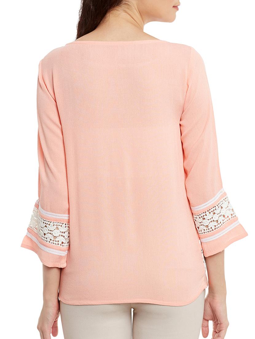 pink lace top - 15095443 - Zoom Image - 3