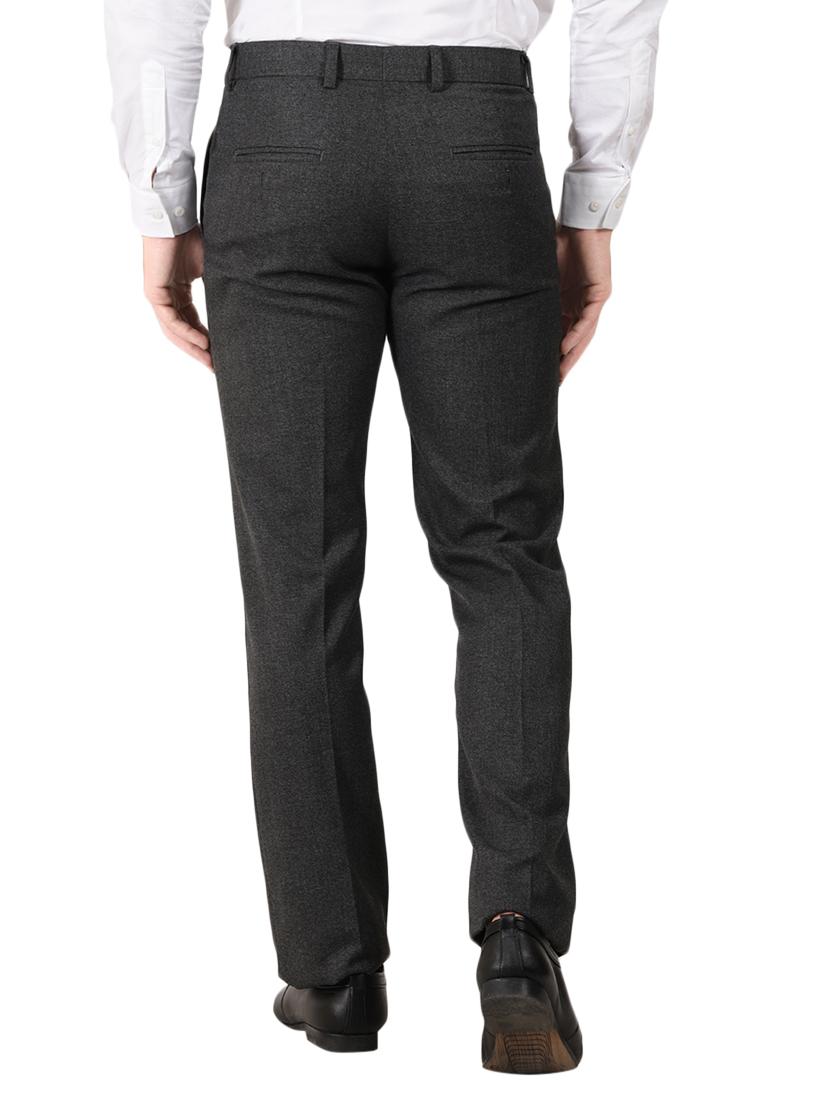 grey polyester blend flat front formal trouser - 15097502 - Zoom Image - 3