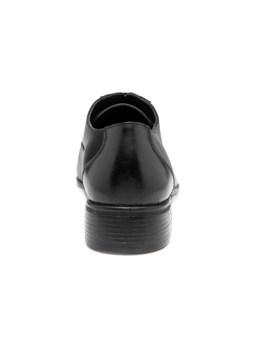 black leather laceup oxfords - 15099082 - Zoom Image - 3