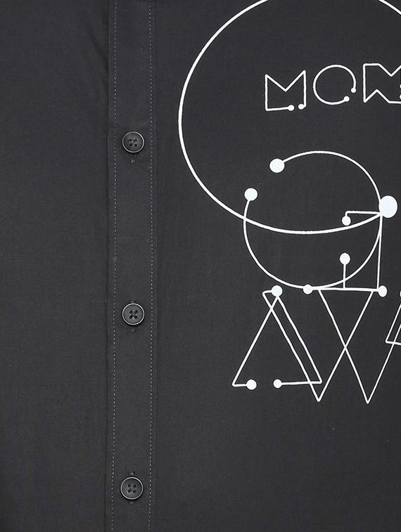 black cotton casual shirt - 15100353 - Zoom Image - 3