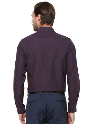 maroon printed formal shirt - 15100551 - Standard Image - 3