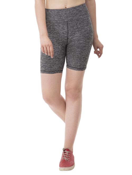 grey printed sports shorts - 15102179 - Standard Image - 1