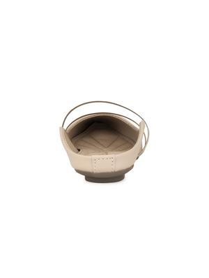 beige suede slip on ballerina - 15106867 - Standard Image - 3