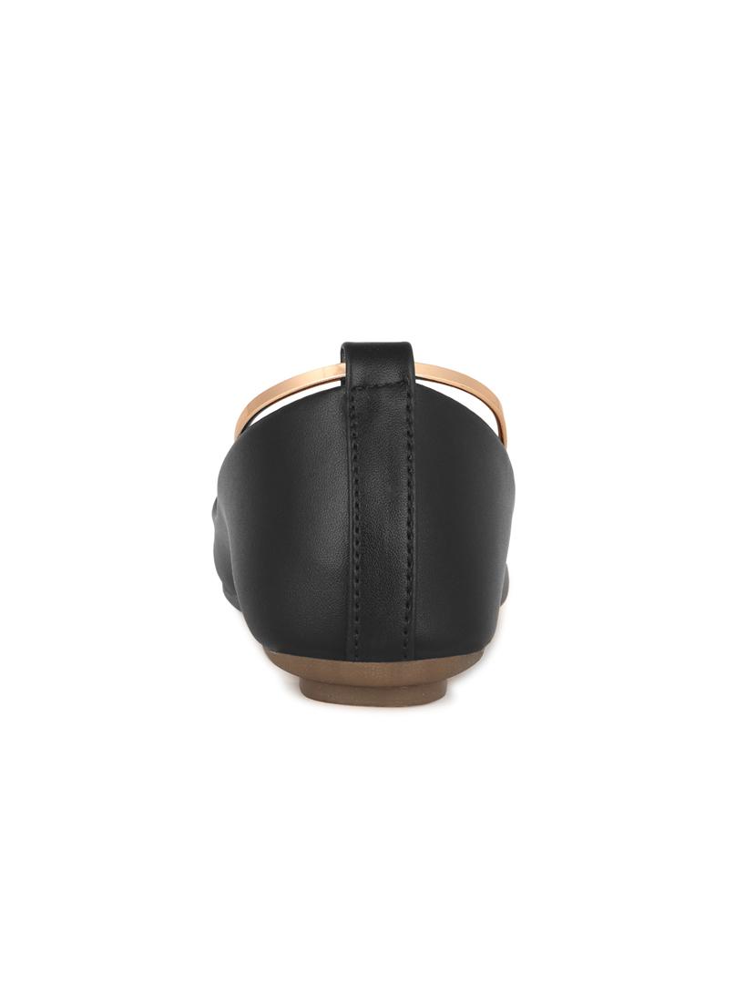 black suede slip on ballerina - 15106868 - Zoom Image - 3