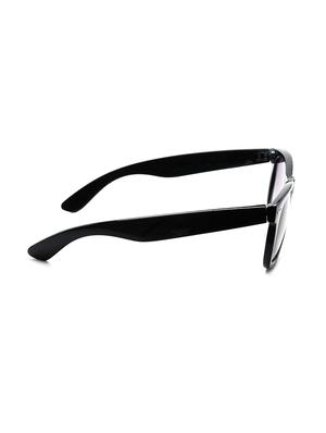 Stacle Retro Square Mirrored Horn Rimmed Unisex Wayfarer Sunglasses - 15108036 - Standard Image - 3