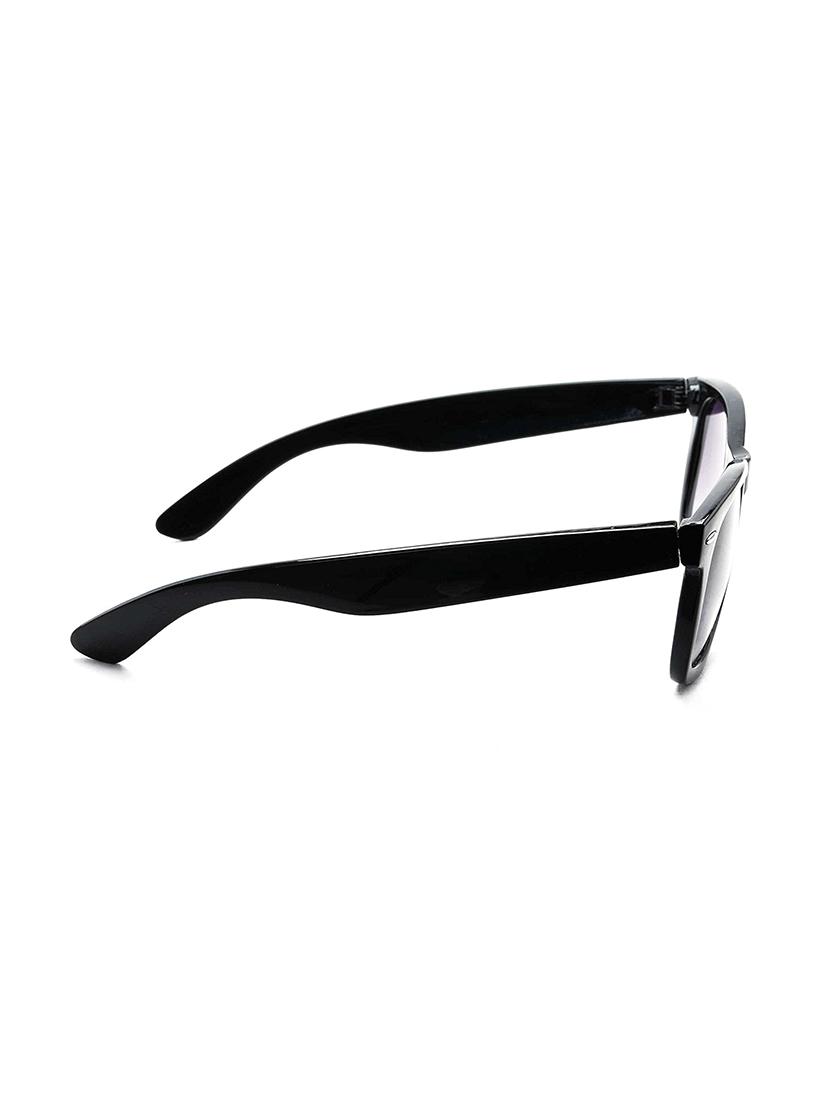 Stacle Retro Square Mirrored Horn Rimmed Unisex Wayfarer Sunglasses - 15108036 - Zoom Image - 3