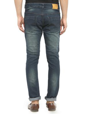 dark blue denim washed jeans - 15110043 - Standard Image - 3