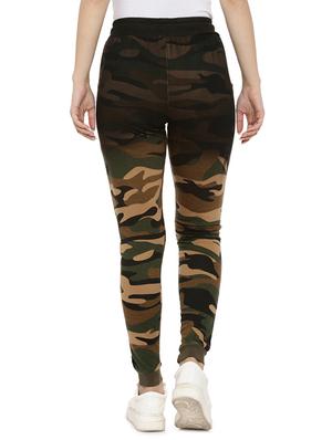 brown cotton track pant - 15110307 - Standard Image - 3