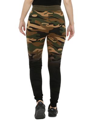 green cotton track pant - 15110486 - Standard Image - 3