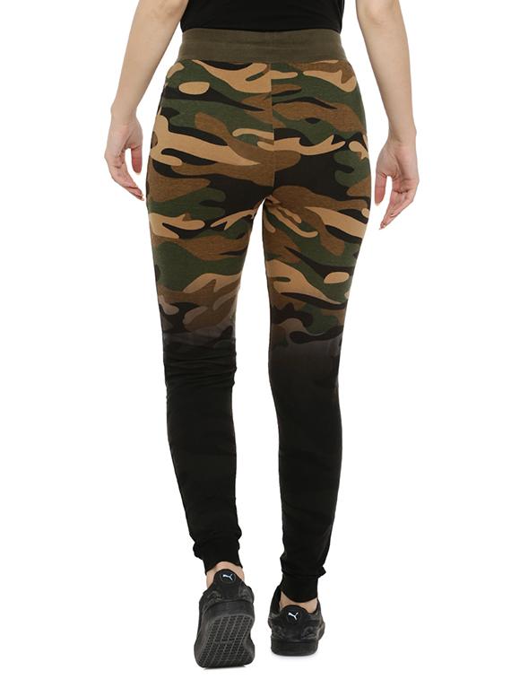 green cotton track pant - 15110486 - Zoom Image - 3