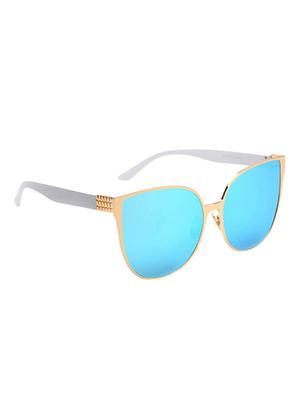 Over-Size Cat Eye Mirrored Women Sunglasses Vintage Big Size Frame Sun-Glasses - 15110860 - Standard Image - 3