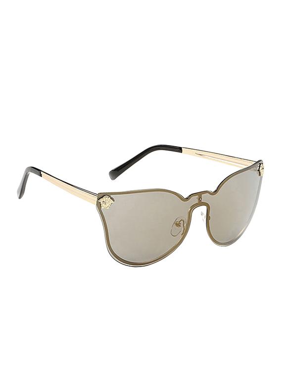 Cat-Eye Rimless Sun-glasses for Women Latest Stylish Mirror - Design - 15110893 - Zoom Image - 3