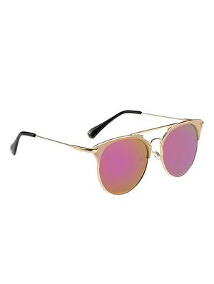 Round Cat-Eye Vintage Sunglasses - 15110902 - Standard Image - 3