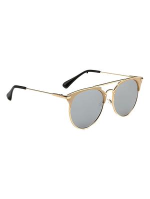 Round Cat-Eye Vintage Sunglasses - 15110906 - Standard Image - 3