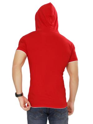 red cotton t-shirt - 15111358 - Standard Image - 3