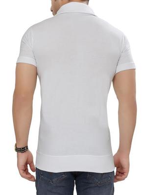 white cotton t-shirt - 15111363 - Standard Image - 3