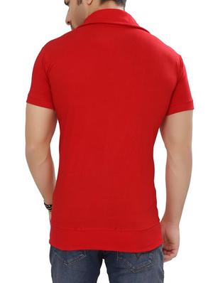 red cotton t-shirt - 15111364 - Standard Image - 3