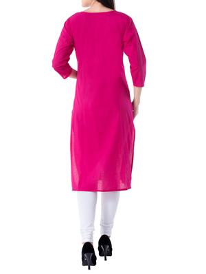 Embroidered straight kurta - 15111415 - Standard Image - 3